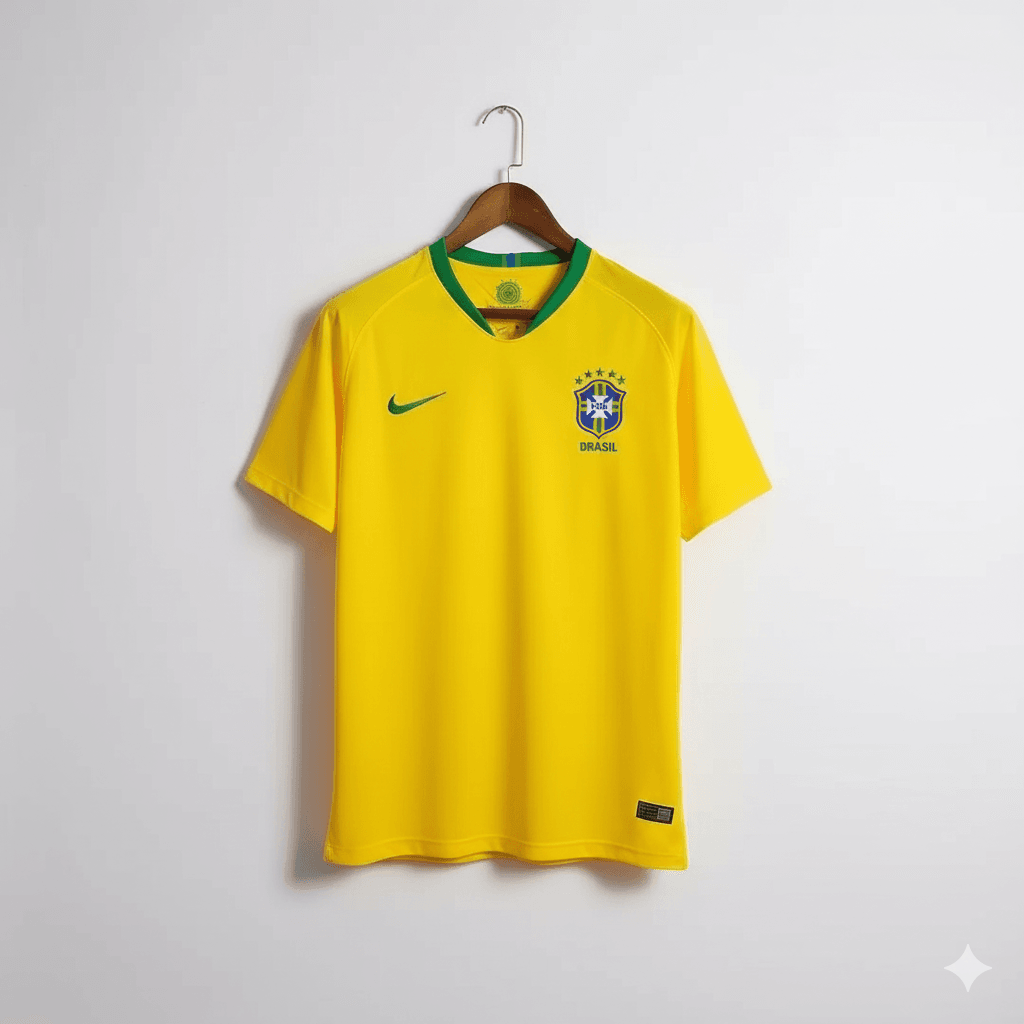 Camisa Retrô Brasil 2018